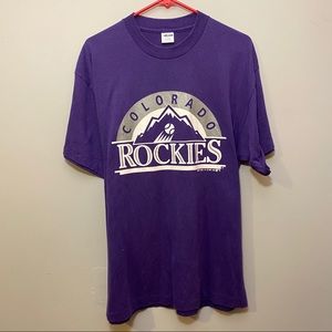 Vintage MLB Colorado Rockies T-shirt - XL